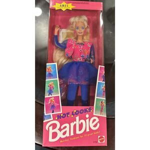 1991 Vintage HOT LOOKS Barbie Doll #5756 SEALED Ames Special Ed SUPERSTAR ERA